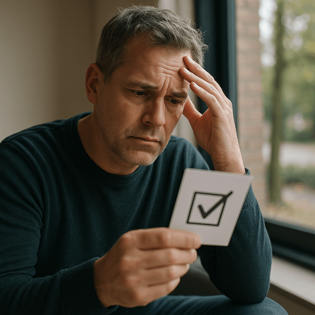 Artikel over keuzestress bij verkiezingen en angst om verkeerd te kiezen, met een eenvoudige oefening voor meer rust en richting.