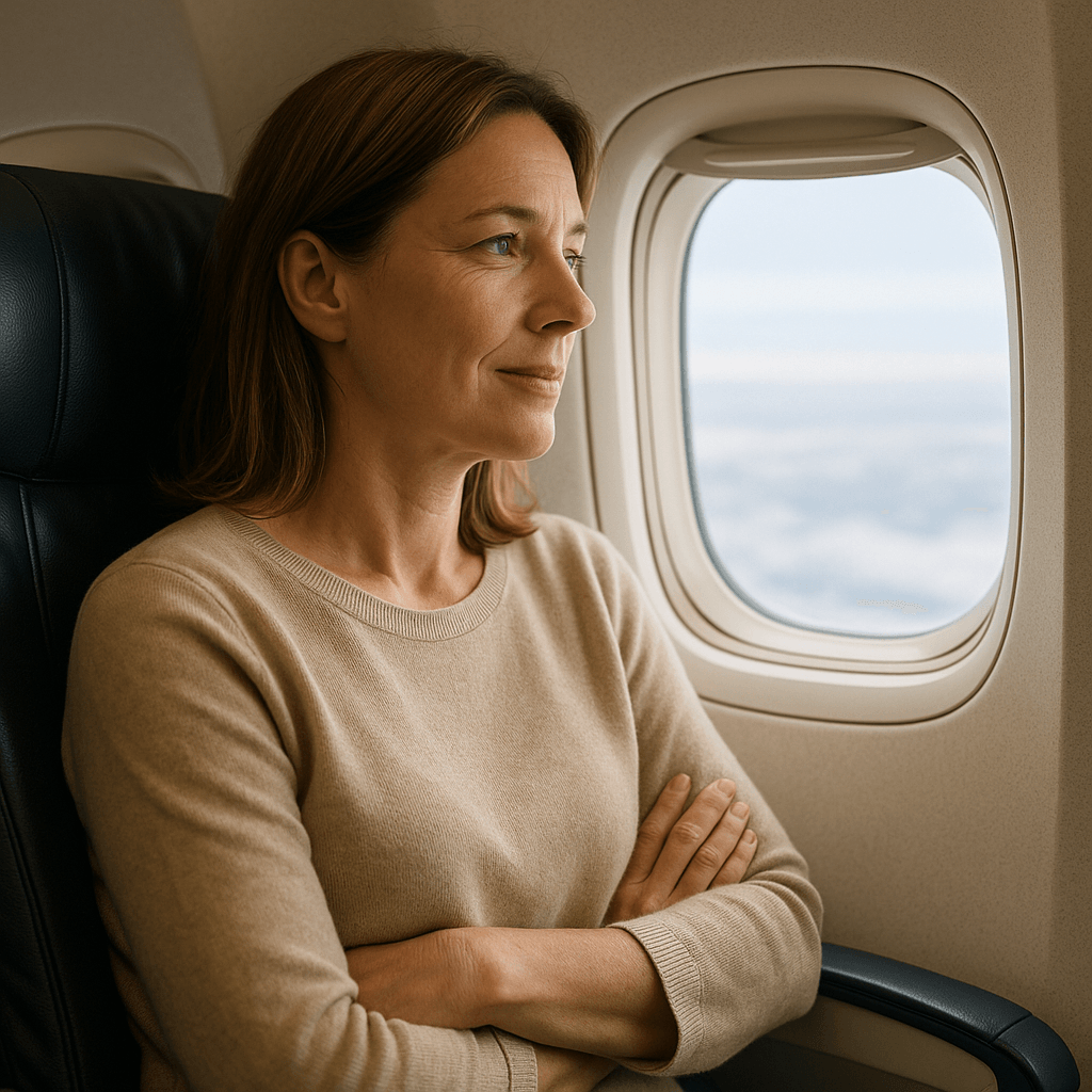Vliegangst uitleg met vijf technieken voor rust tijdens de vlucht en voorbereiding op de reis.
