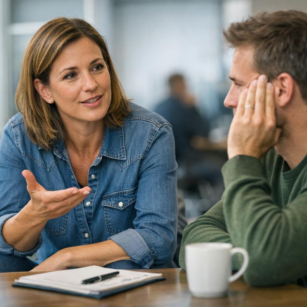 Uitleg over drie denkfouten die ervoor zorgen dat assertief reageren lastig wordt in gesprekken met anderen.