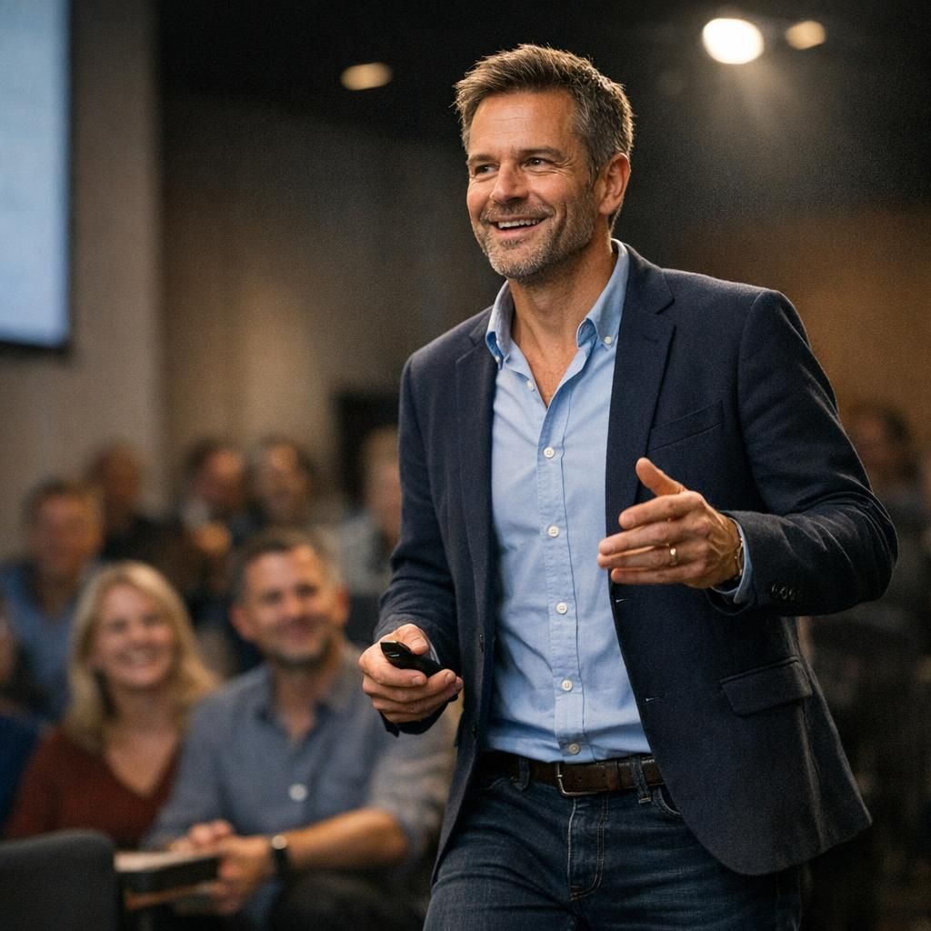 Blog over hoe de eerste minuut van spreken in het openbaar je spanning en impact bepaalt