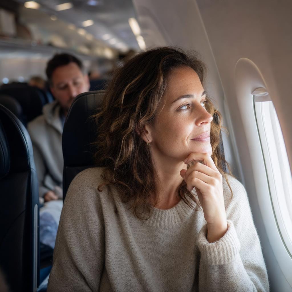 Artikel over waarom turbulentie niet het moeilijkste moment is bij vliegangst en hoe je je focus kunt verleggen